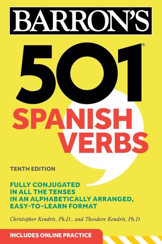 کتاب 501 Spanish Verbs, Tenth Edition (Barron’s 501 Verbs) [اسپانیایی]