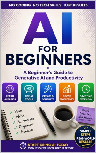 کتاب AI For Beginners: A Practical Guide to Generative AI, Productivity, and Using AI with Confidence (AI For Beginners Series) [انگلیسی]
