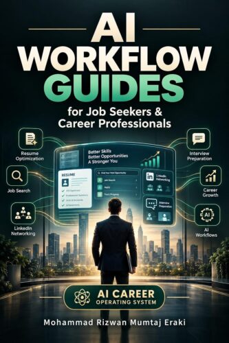 کتاب AI Workflow Guides for Job Seekers & Career Professionals: A Practical AI Career System for Job Search, Resumes, LinkedIn, Interviews, Career Growth & Long-Term Resilience [انگلیسی]