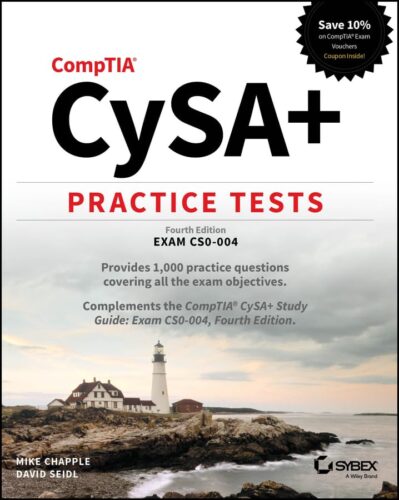 کتاب CompTIA CySA+ Practice Tests: Exam CS0-004 (Sybex Study Guide) [انگلیسی]
