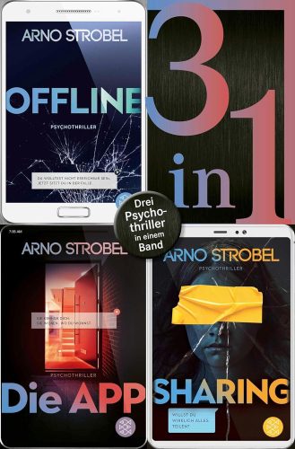 کتاب Offline / Die App / Sharing – Drei Psychothriller in einem Band (German Edition) [آلمانی]