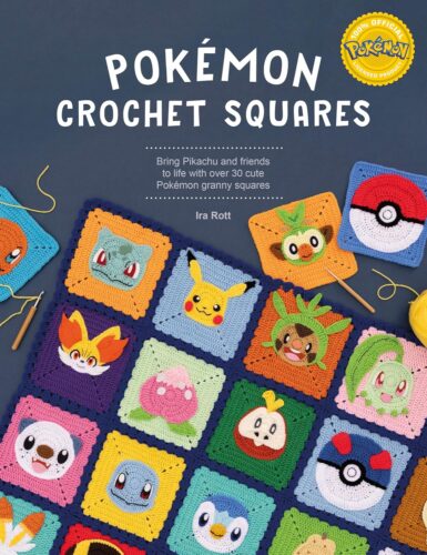 کتاب Pokémon Crochet Squares: Bring Pikachu and friends to life with over 30 cute Pokémon granny squares [انگلیسی]