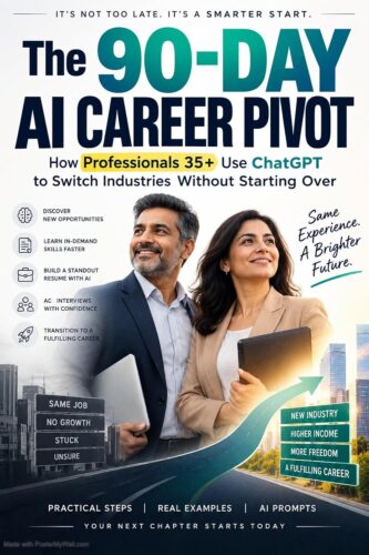 کتاب The 90-Day AI Career Pivot: How Professionals 35+ Use ChatGPT to Switch Industries Without Starting Over [انگلیسی]