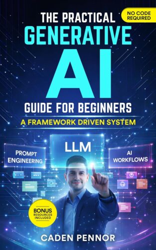 کتاب The Practical Generative AI Guide for Beginners: A Framework Driven System for Understanding LLMs, Prompt Engineering, and Real World AI Workflows—No Coding Required (Modern Tech Books) [انگلیسی]