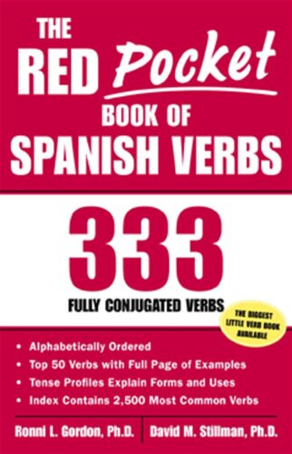 کتاب The Red Pocket Book of Spanish Verbs: 333 Fully Conjugated Verbs (Language-Learning Favorites) [اسپانیایی]